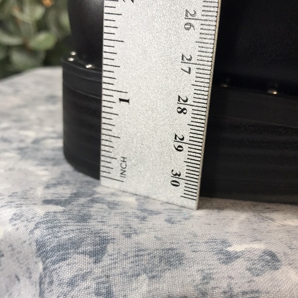 Charles by Charles David Thief Black Silver Studded Ankle Zip Booties WMS 6.5M - Picture 13 of 15